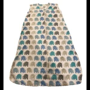 Halo Sleepsack Large 12-18 months 22-28lbs Elephant Print Fleece
